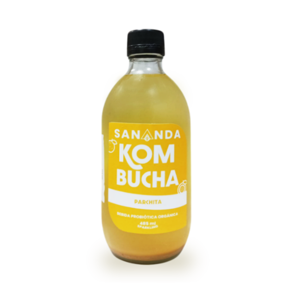 Sananda Kombucha Bebida Orgánica  Parchita 485Ml.