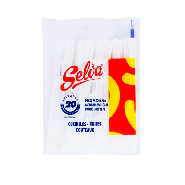Selva Cuchillos Plásticos X 20 Unidades