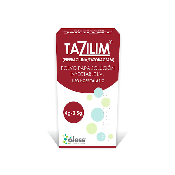 Tazilim Piperacilina + Tazobactam Ampolla 4Mg-0.5Mg/I.V Aless