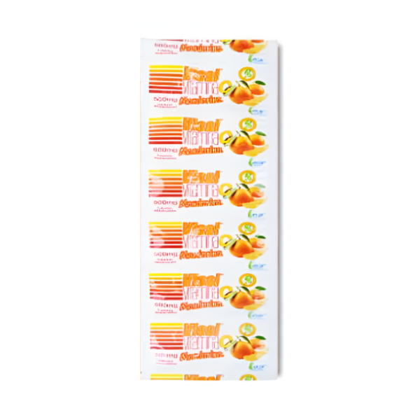 Vical Vitamina C 500Mg X 12 Tabletas Masticables Sabor Mandarina Ecar