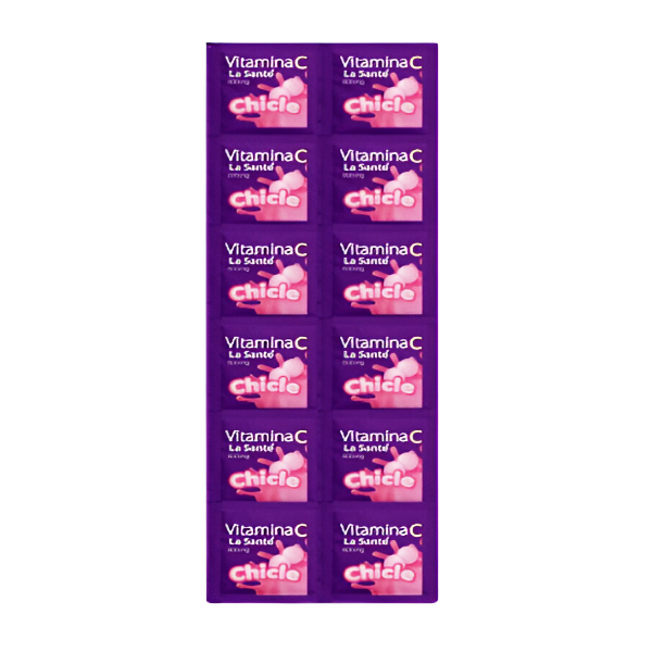 Vitamina C Chicle 500Mg X 10 Tabletas Masticables La Sante