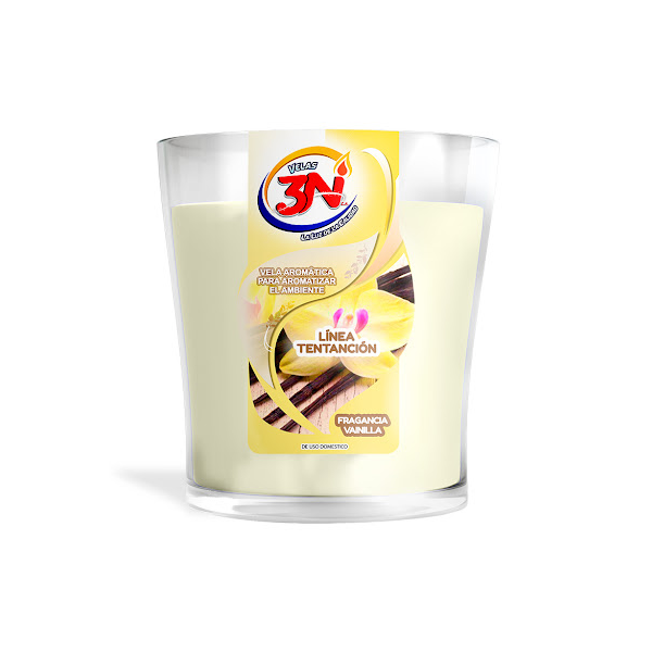 3N Vela Linea Tentacion Fragancia Vainilla X 289Gr