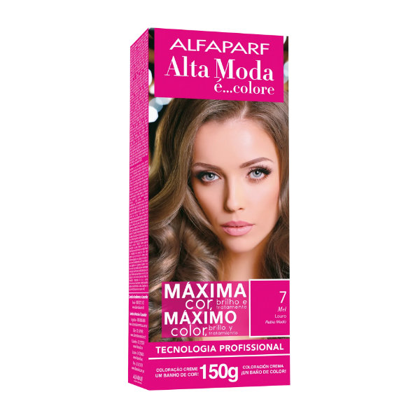 Alfaparf Alta Moda Tinte Kit 7 Rubio Medio