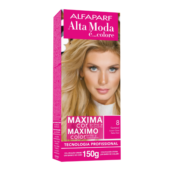 Alfaparf Alta Moda Tinte Kit 8 Rubio Claro