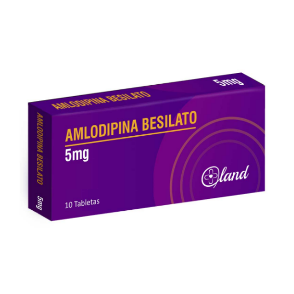 Amlodipina 5Mg X 10 Tabletas Land
