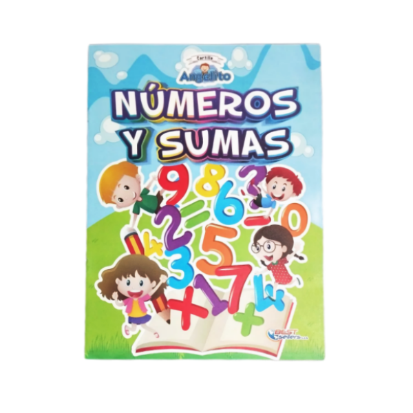Angelito Libro De Caligrafia Numeros Y Sumas