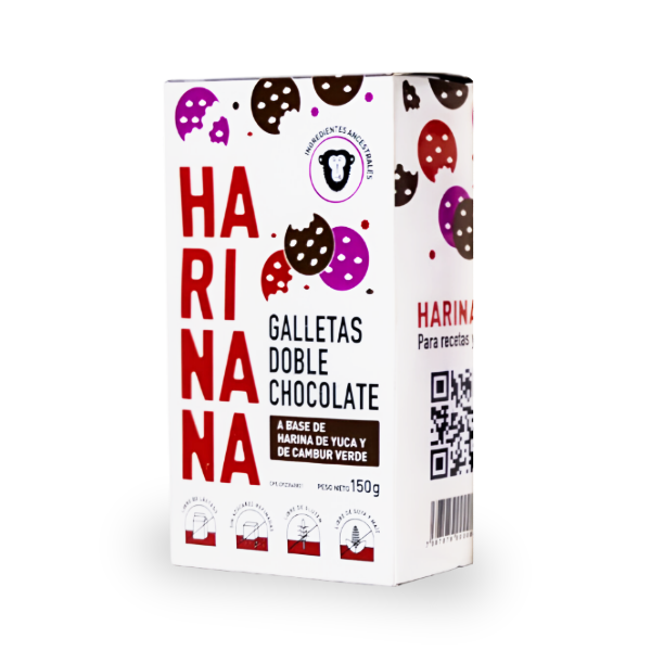 Harinana Arawak Galletas Doble Chocolate 170Gr