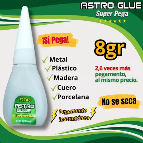 Astro Glue Super Pega X 8Gr - Imagen 2