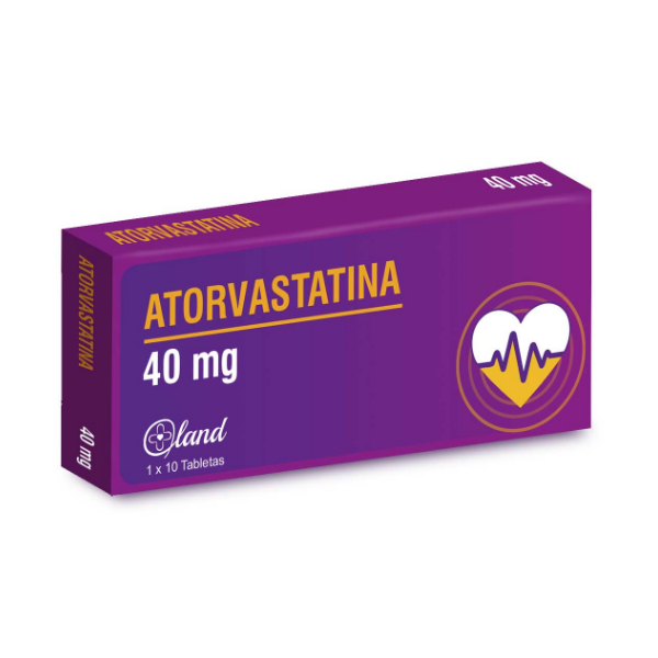 Atorvastatina 40Mg X 10 Tabletas Land