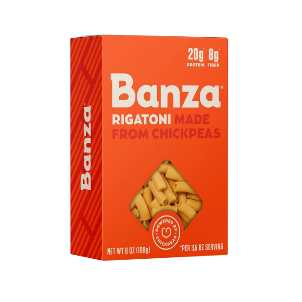 Banza Pasta Rigatoni Chickpeas Sin Gluten 227Gr
