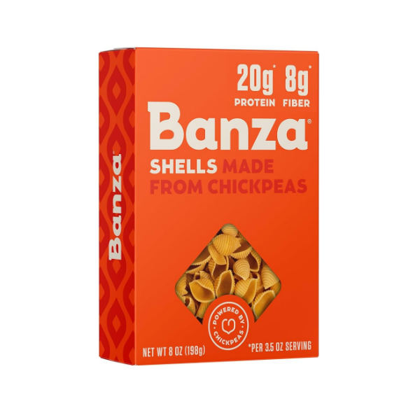 Banza Pasta Shells Chickpeas Sin Gluten 227Gr