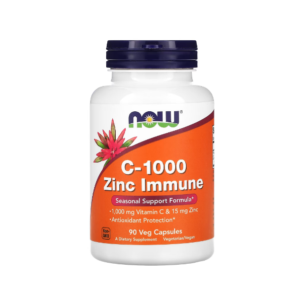 C-1000-Zinc Immune  X 90 Cápsulas Now