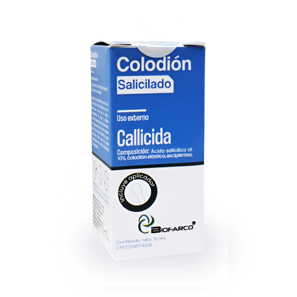 Colodion Ácido salicílico Solución Topica X 10Ml . Biofarco