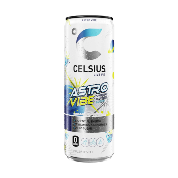 Celsius Bebida Energética Astro Vibe Blue Razz 355Ml