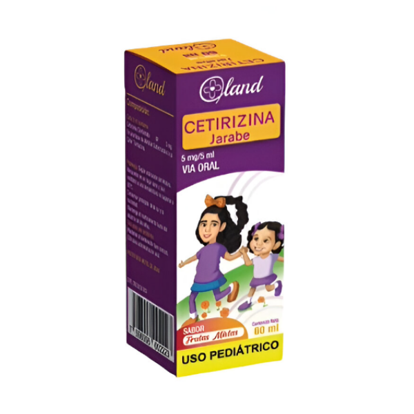 Cetirizina Jarabe Pediátrico 5Mg/5Ml X 60Ml Land