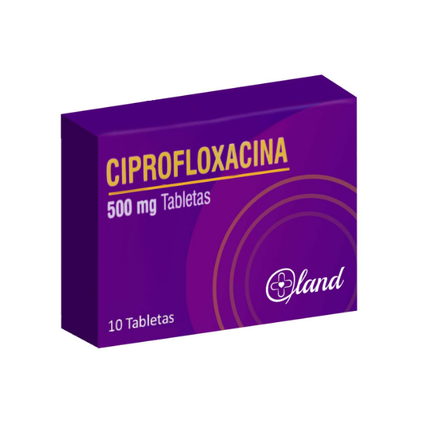 Ciprofloxacina 500Mg X 10 Tabletas Land