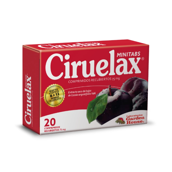 Ciruelax Minitabs 75Mg X 20 Comprimidos Megalabs
