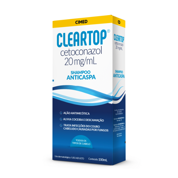 Cleartop Shampoo Anticaspa Ketoconazol 20Mg/G X 100Ml Cimed