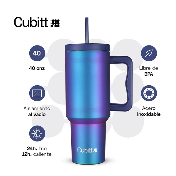 Cubitt Tumbler Ct Hydro Bottle 1100 ml / 40 oz Cosmic Ct-Tumb6 - Imagen 3