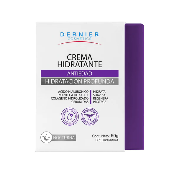 Dernier Crema Hidratante Facial Antiedad Hidrat. Profunda X 50Gr - Imagen 2