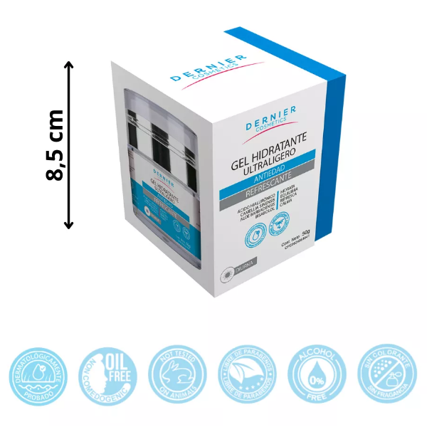 Dernier Gel Hidratante Facial Antiedad Refrescante X 50Gr - Imagen 3