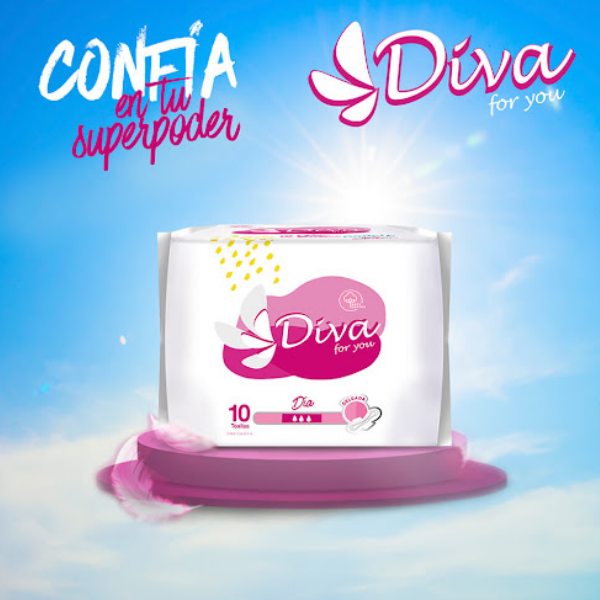 Diva Toallas Ultra Delgada Dia X 10 Unidades. - Imagen 2