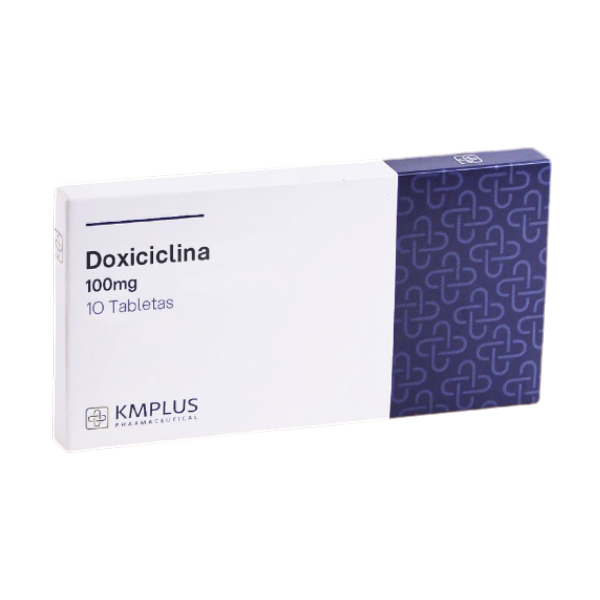 Doxiciclina 100Mg X 10 Tabletas Kmplus