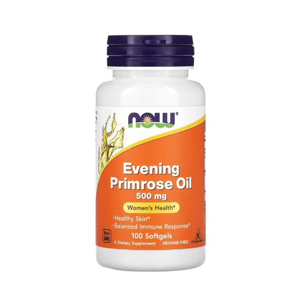 Evening Primrose Oil Aceite de Onagra 500Mg X 100 Capsulas Now