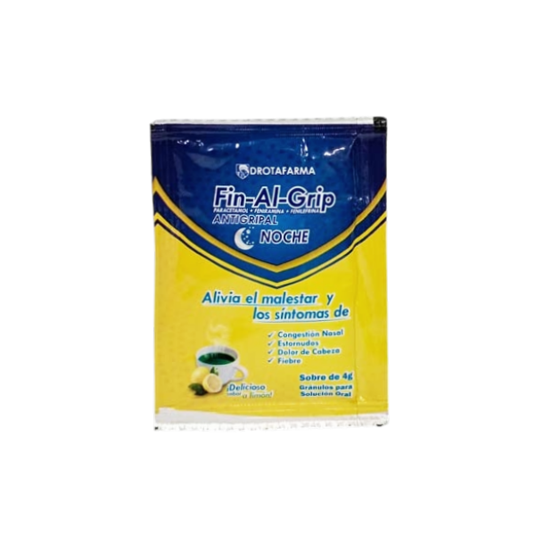 Fin-Al-Grip Sobre Limón Noche X 4Gr. Drotafarma