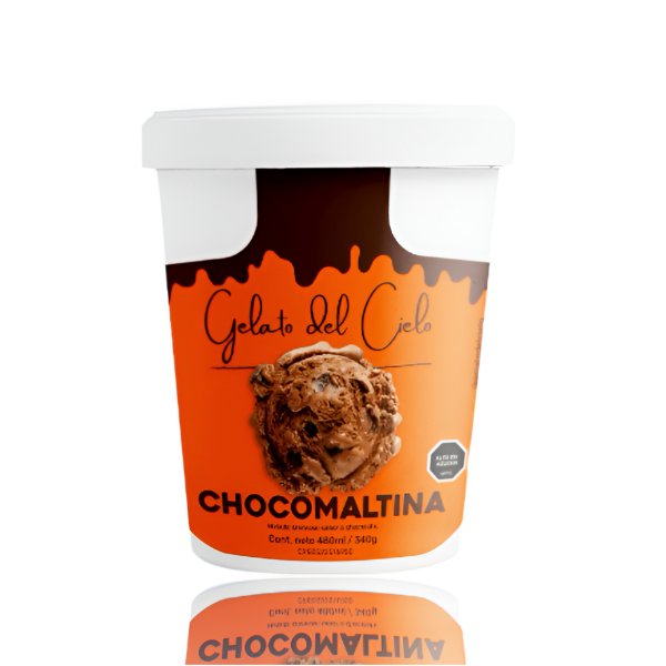 Gelato Del Cielo Helado Chocomaltina 480 Ml