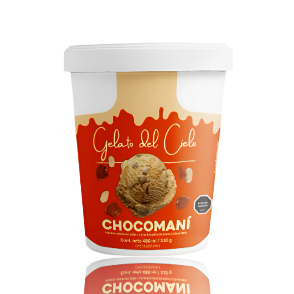 Gelato Del Cielo Helado Chocomani 480 Ml