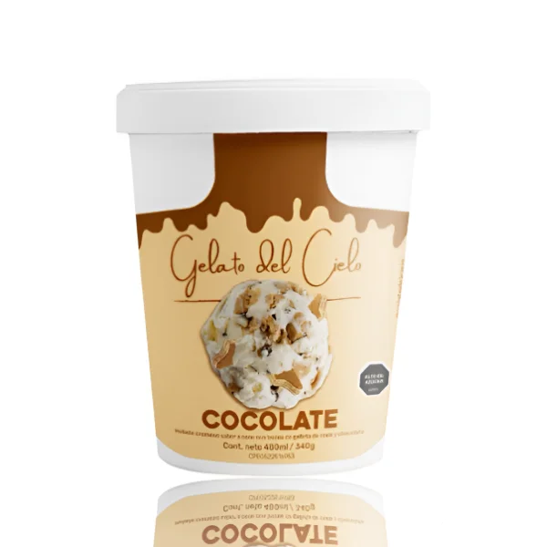 Gelato Del Cielo Helado Cocolate 480Gr