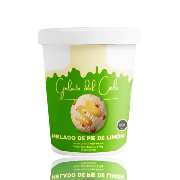 Gelato Del Cielo Helado Pie De Limon 480 Ml