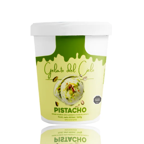 Gelato Del Cielo Helado Pistacho 480 Ml