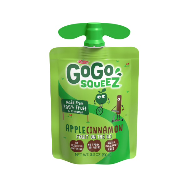Gogo Squeez Colado De Frutas Applecinnamon Sin Azucar 90Gr.