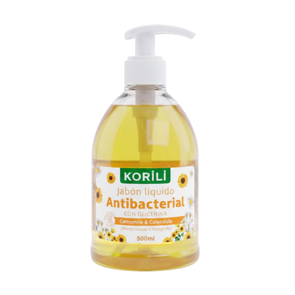 Korili Jabón Líquido Corporal Con Valvula Camomile 500Ml