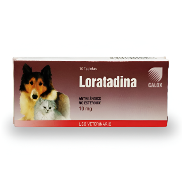 Loratadina 10Mg X 10Tabletas (Uso Veterinario). Calox