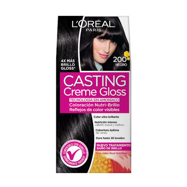 Loreal Casting Creme Gloss Tinte 200 Negro