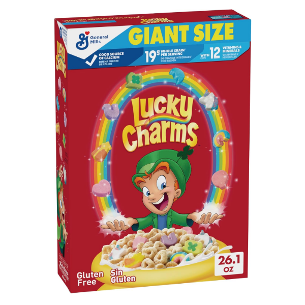Lucky Charms Cereal Tostado Glaseado Con Malvaviscos 1.3Kg