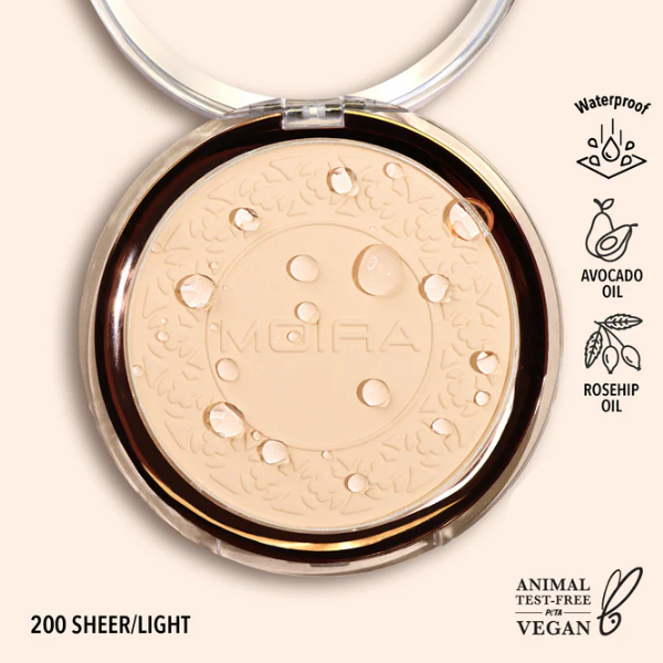 Moira Polvo Compacto Waterproof Tono  200 11.5Gr