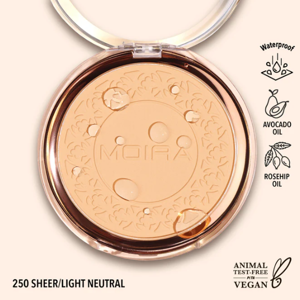 Moira Polvo Compacto Waterproof Tono  250 11.5Gr