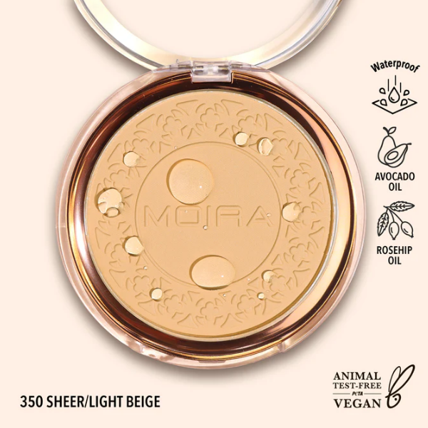 Moira Polvo Compacto Waterproof Tono  350 11.5Gr