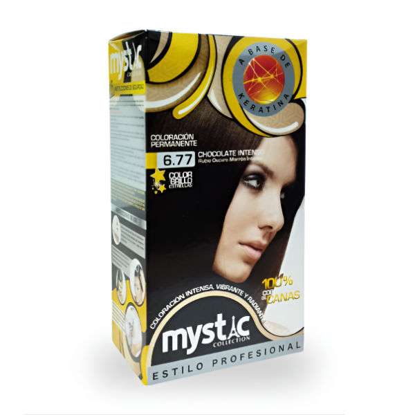 Mystic Kit.Tinte 6.77 Chocolate Intenso Rubio Oscuro Marron/Intenso