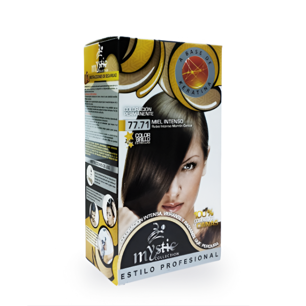 Mystic Kit.Tinte 77.71 Miel Intenso Rubio/Intenso Marron/Ceniza