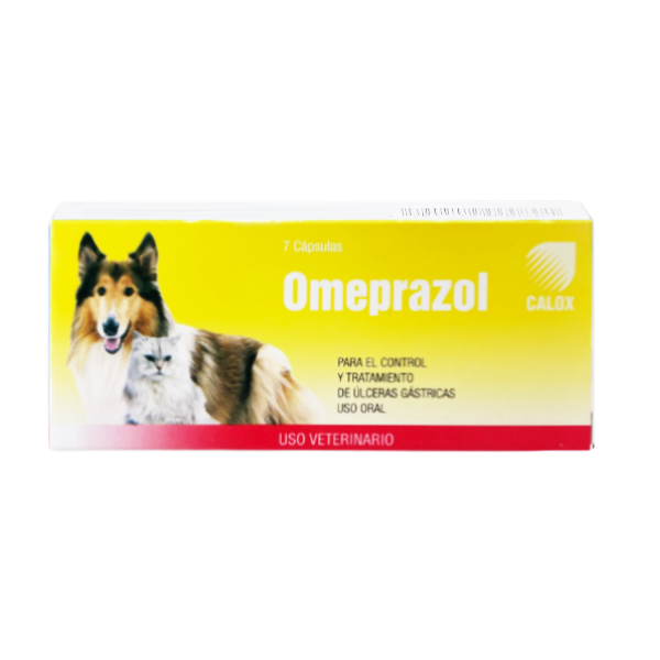 Omeprazol 20Mg X 7 Tabletas (Uso Veterinario). Calox
