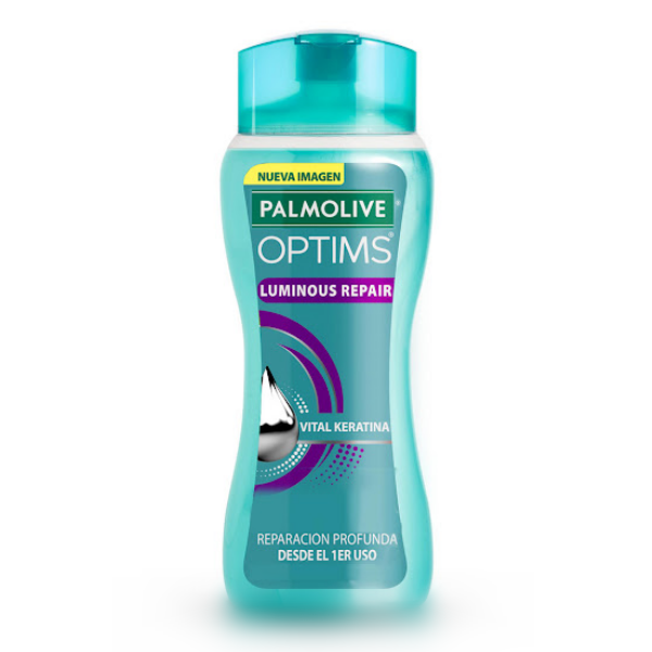 Palmolive Optims Champu Acondicionador Vital Keratina Luminous Repair 700Ml