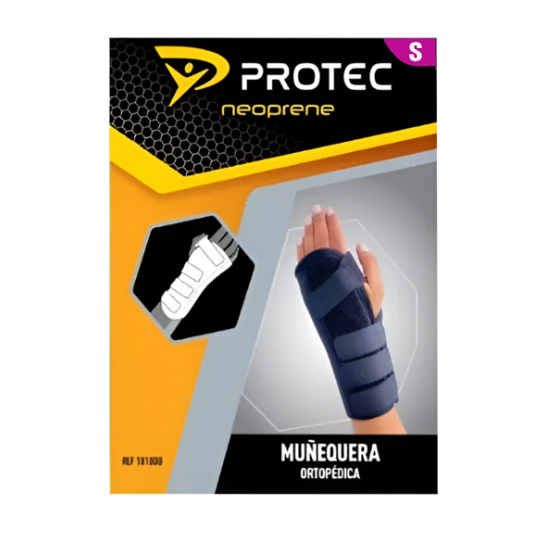 Protec Neoprene Muñequera Ortopédica Talla S Izquierda