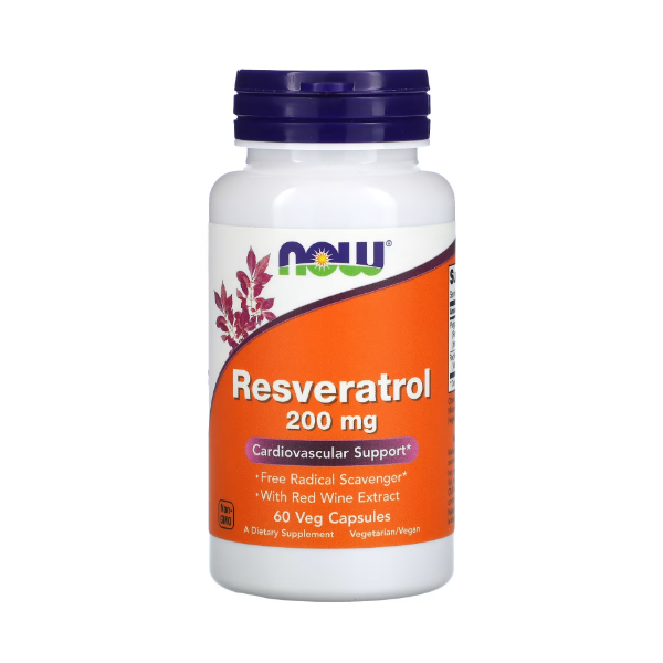 Resveratrol 200Mg X 60 Cápsulas Now