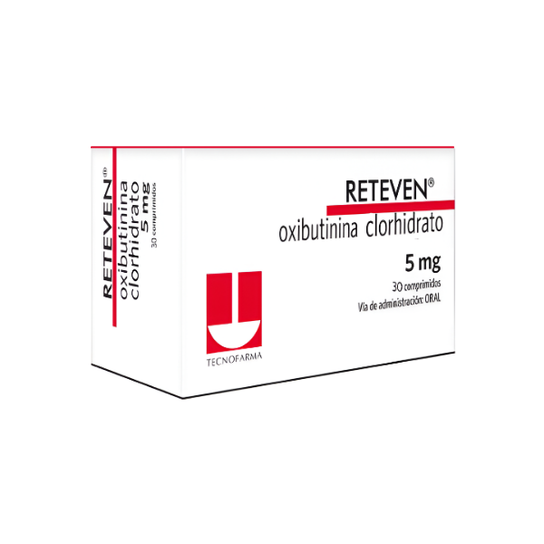 Reteven Oxibutinina 5Mg X 30 Comprimidos Adium