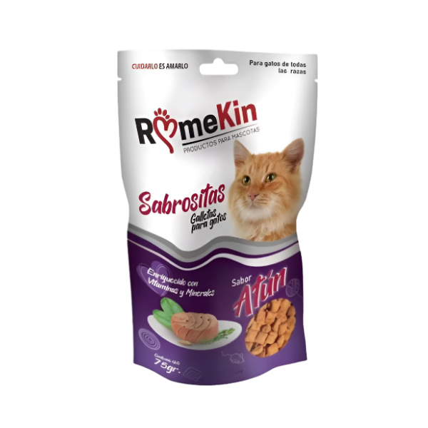 Romekin Sabrositas Galletas Para Gatos Atun 75Gr